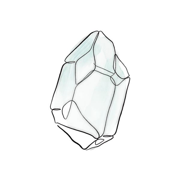 Amazonite crystal illustration