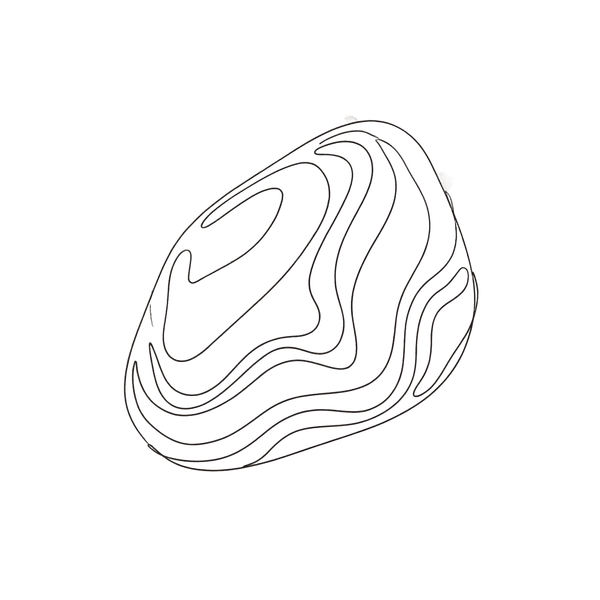 Tiger's Eye crystal illustration