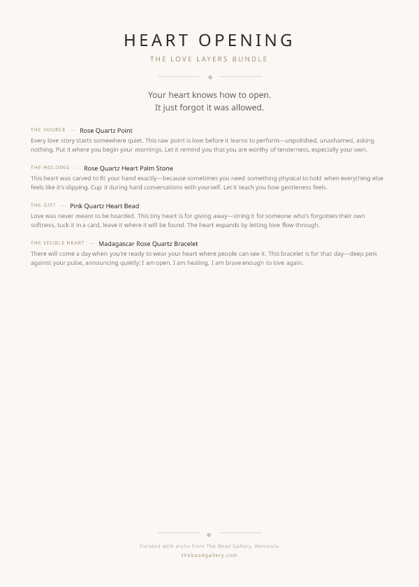 Heart Opening Story Card