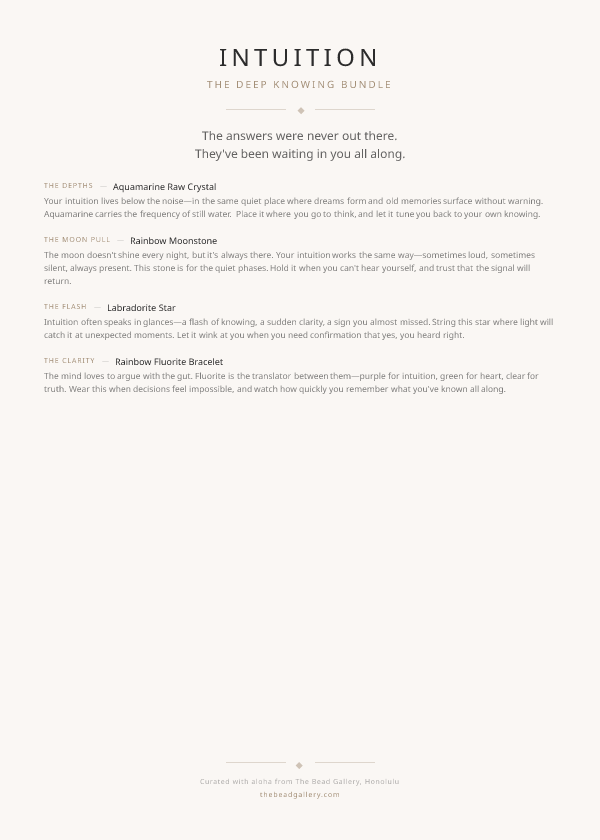 Intuition Story Card